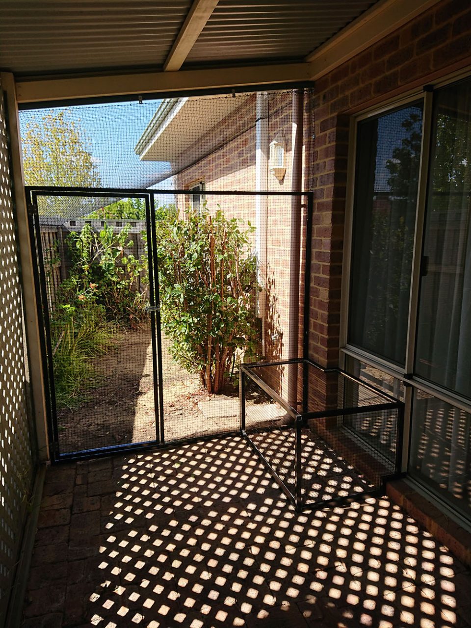 Framed Cat Enclosure in Henley Brook Cat Enclosures Perth