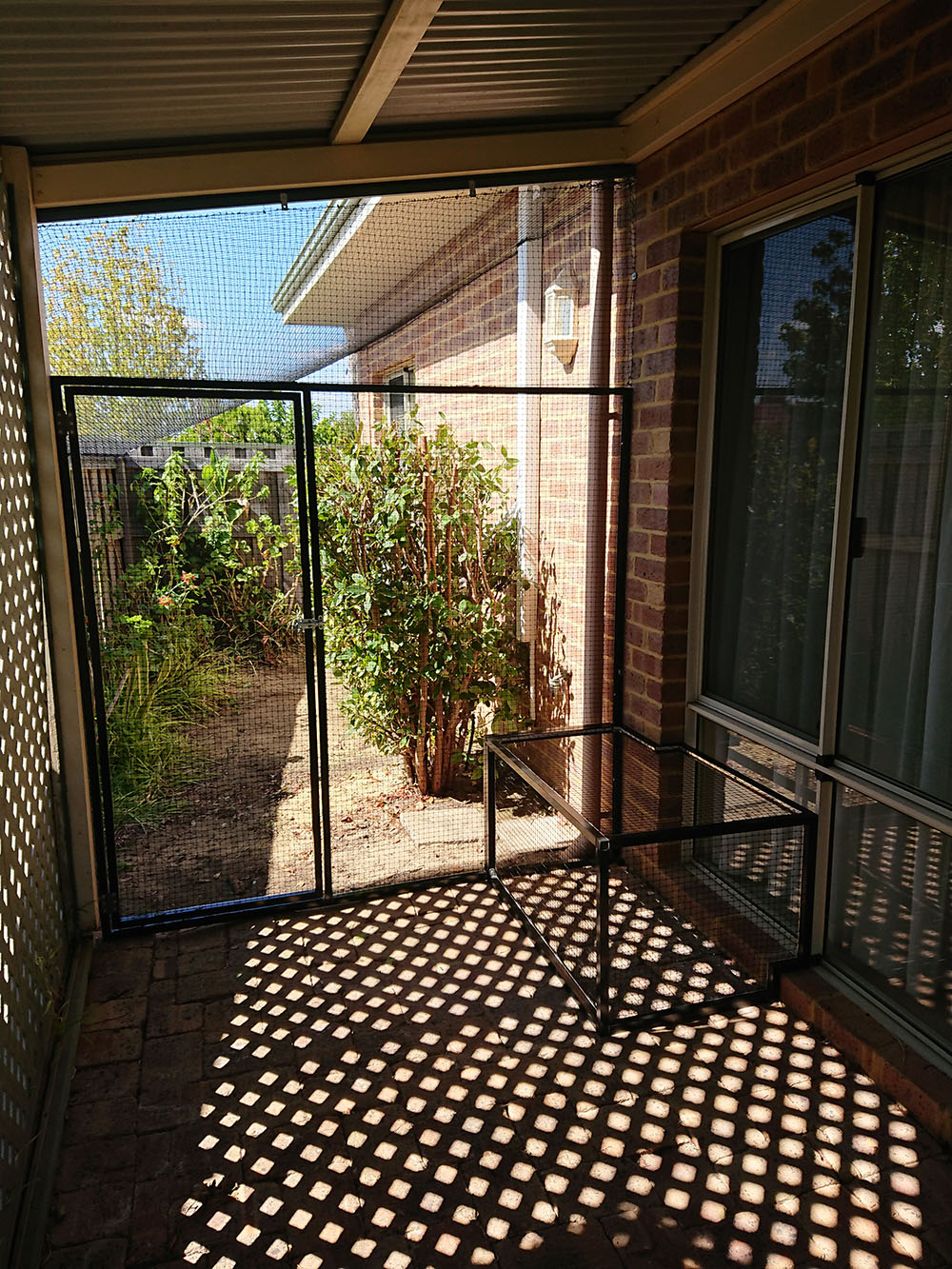 Framed Cat Enclosure in Henley Brook Cat Enclosures Perth